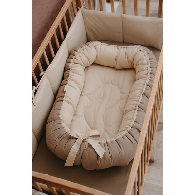 Beige Newborn Baby Nest Bed 
